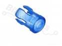 LED fitting/armatuur  5mm transparant blauw